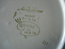 Bonbonschaaltje met hengsel  France Doria retro vintage 19 c