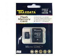 Micro SDHC, Traxdata, 32GB, Class 6, Nieuw, €30