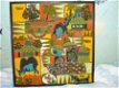 batik schilderij ingelijst 45 x 47 prachtige kleuren - 1 - Thumbnail