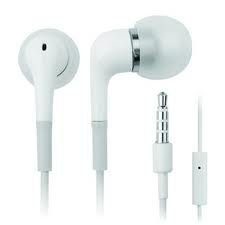 Headset, oordopjes met rubber voor iPhone2G,3G,3GS,4G,iPod, - 1