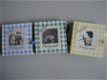 3 leuke kleine fotoalbums in cassette Just Kids 9,5 x 10 x - 1 - Thumbnail