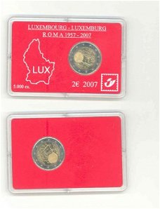 2 euro Luxemburg Roma 1957-2007 gelimiteerde uitgave 5000 ex