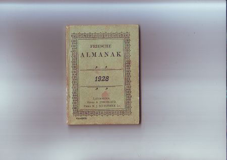 Friesche Almanak 1928 - nr. 1