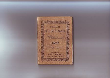 Friesche Almanak 1933 - nr. 1