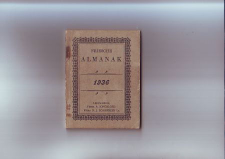 Friesche Almanak 1935 - nr. 1