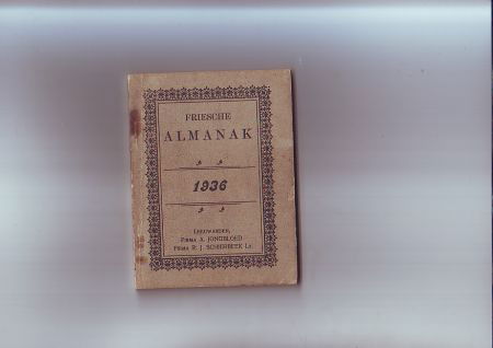 Friesche Almanak 1936 - nr. 1