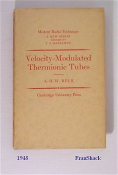 [1948] Velocity-Modulated Thermionic Tubes, Beck, Cambridge - 3