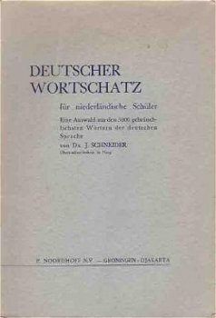 Deutscher Wortschatz f�r niederl�ndische Sch�ler - 1