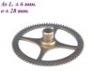 === Uurrad Franse pendule / regulateur = oud === 13391 - 1 - Thumbnail