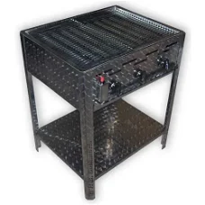 Professionele RVS horeca slagers gas barbecue, div modellen