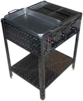 Professionele RVS horeca slagers gas barbecue, div modellen - 3