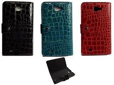 Crocodile Stijl Hoesje Samsung Galaxy Note N7000, 3 kleur