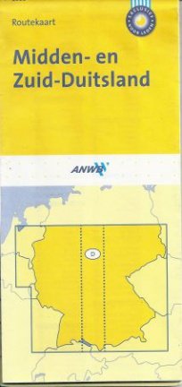 ANWB Routekaart Midden en Zuid Duitsland 2005 - nr. 1