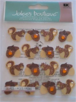 Jolee's boutique repeats acorns & squirrel - 1