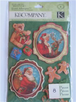 K&company grand adhesions EB visions of christmas santa&toy - 1