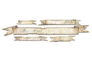 Tim Holtz alternation deco. strip tattered banners - 1