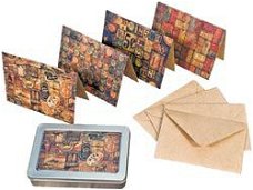OPRUIMING: Tim Holtz district market notecards collectibles
