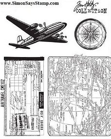tim Holtz stampers anonymous air travel