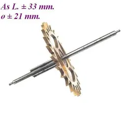 === Ankerwiel = Franse pendule = gebruikt === 13541