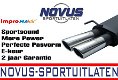 Novus Sportuitlaat Opel Corsa C 2x76mm SR-Design - 1 - Thumbnail