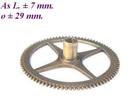 === Uurrad Franse pendule / regulateur = oud === 13561 - 1