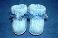 Handgebreide babyschoentjes - 1 - Thumbnail