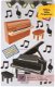 SALE! NIEUW vel Sticko vellum stickers Piano van EK Success - 2 - Thumbnail