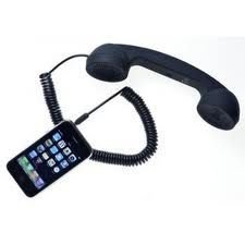 Retro Handset voor Mobiele telefoons en Tablets, Zwart, Nieu - 1