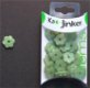 SALE! NIEUW 30 Kleine bloem lime groen jems van Ka-Jinker - 1 - Thumbnail