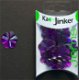 SALE! NIEUW 20 Grote facet Paars bloemen jems Ka-Jinker - 1 - Thumbnail