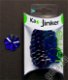 SALE NIEUW 20 Grote facet Royal Blauw bloemen jems Ka-Jinker - 1 - Thumbnail