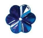SALE NIEUW 20 Grote facet Royal Blauw bloemen jems Ka-Jinker - 1