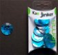 SALE NIEUW 15 Grote facet Turquoise ronde jems van Ka-Jinker - 1 - Thumbnail