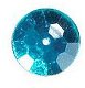 SALE NIEUW 15 Grote facet Turquoise ronde jems van Ka-Jinker - 1 - Thumbnail
