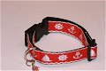 Halsbandje rood met bootjes - 1 - Thumbnail