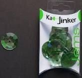 SALE! NIEUW 15 Ronde facet L. Groene jems van Ka-Jinker - 1