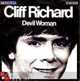 * VINYL SINGLE * CLIFF RICHARD * DEVIL WOMAN * - 1