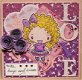 LIEFDE kaart: nr.40: LOVE glitter Anya - 1 - Thumbnail