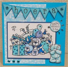 Verjaardagskaart nr 12: Blauwe beren