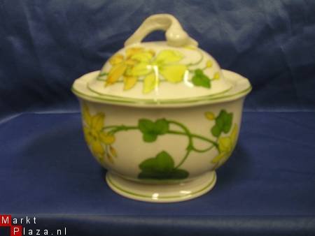 Villeroy en Boch Geranium ,theepot zonder deksel...BOCH. - Afbeelding 3