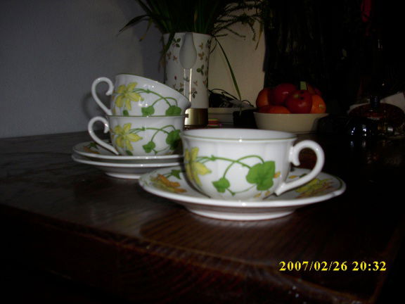 Villeroy en Boch Geranium ,theepot zonder deksel...BOCH. - Afbeelding 5