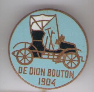 De Dion Bouton 1904 emaille auto speldje ( B_068 ) - 1