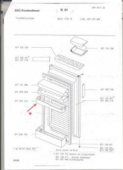 onderdelen AEG Santo 1732 TK - 1