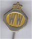 W.W. Wegenwacht grote kroon speldje ( B_083 ) - 1 - Thumbnail