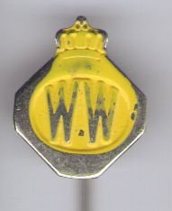 W.W. Wegenwacht grote kroon speldje ( B_084 ) - 1