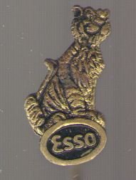 Esso koper leeuwtje speldje ( B_103 )