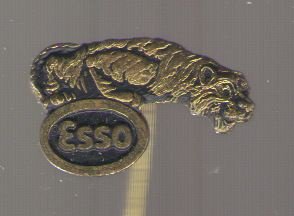 Esso koper leeuwtje speldje ( B_105 ) - 1