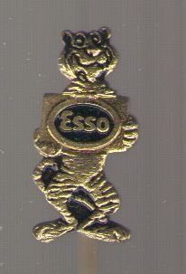 Esso koper leeuwtje speldje ( B_106 ) - 1
