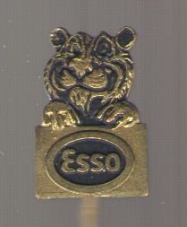 Esso koper leeuwtje speldje ( B_107 )