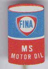 Fina MS motor oil brandstof speldje ( B_130 )